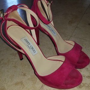 Jimmy Choo Kayden Raspberry heels
